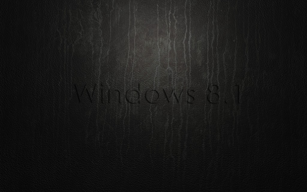 Windows 8.1 Wallpaper black