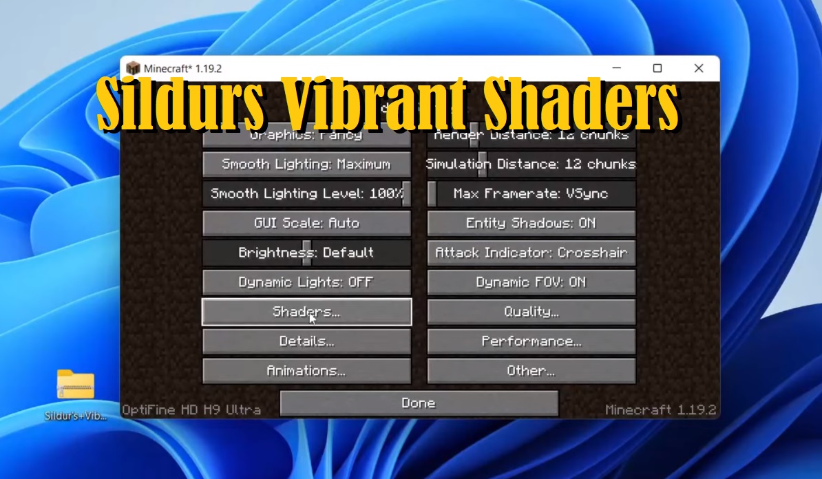 Sildurs Vibrant Shaders 1.20.1 Download & Install Tutorial